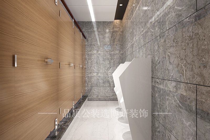 博妍现代办公室卫生间装修设计效果图
