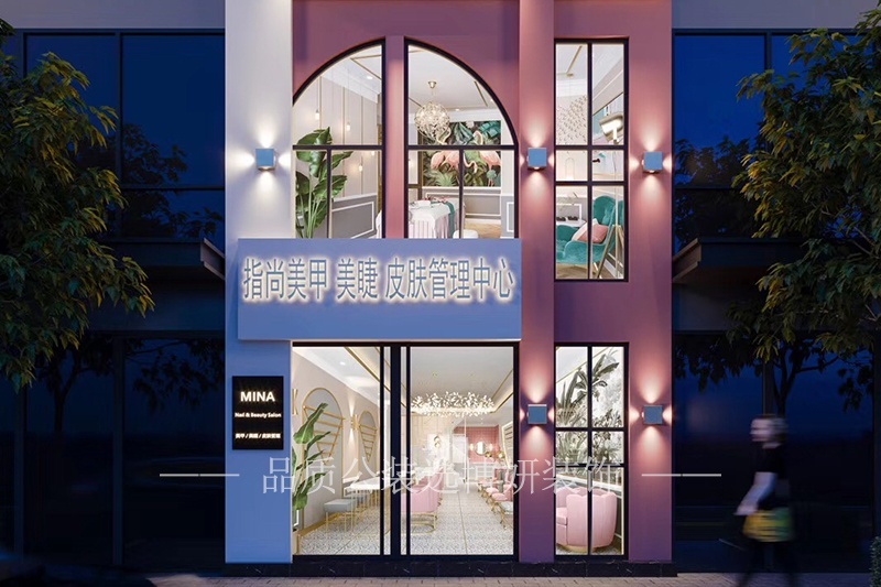 2022高端美甲店装修效果图欣赏(分享宁波高端美甲店装修效果图)