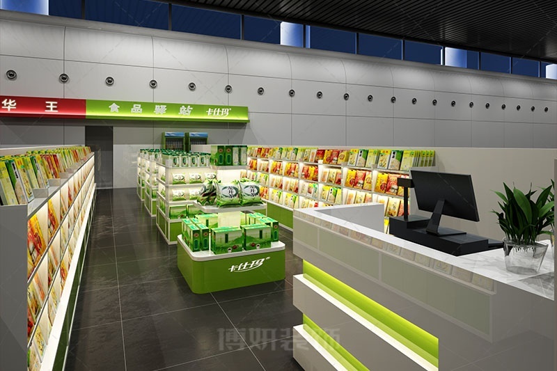 宁波超市店铺装修设计（超市装修施工瓷砖选择方法）