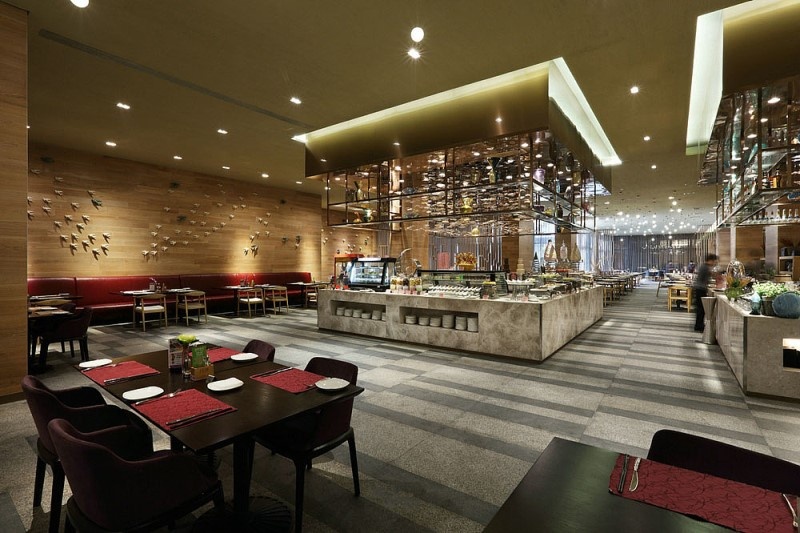 宁波自助餐厅装修设计效果(宁波自助餐厅装修餐台该如何摆放)