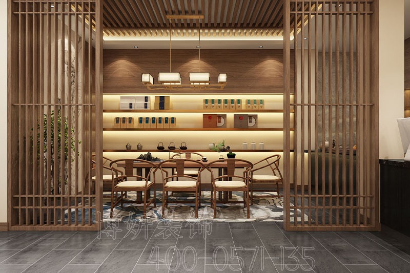 宁波美式茶楼装修设计公司(茶楼装修设计展现浓浓茶文化)