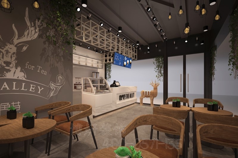 宁波奶茶店装修设计询价（创意奶茶店装修设计时尚潮流）