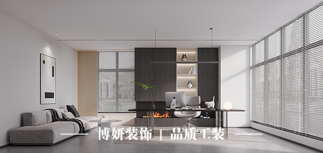 现代极简风来袭！宁波写字楼公共区域改造案例