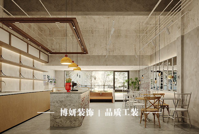 宁波海曙区网红奶茶店装修全过程记录