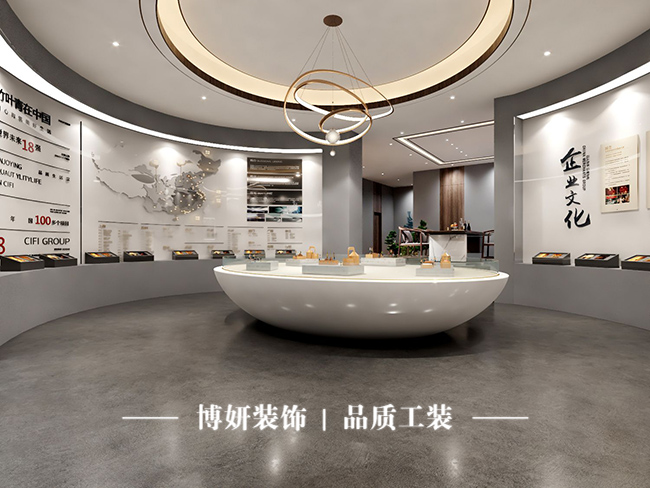 预算5万也能做高端展厅？宁波企业展厅装修设计省钱秘籍