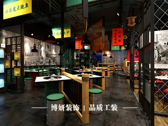 烟火气+设计感=爆单?宁波火锅店装修新思路
