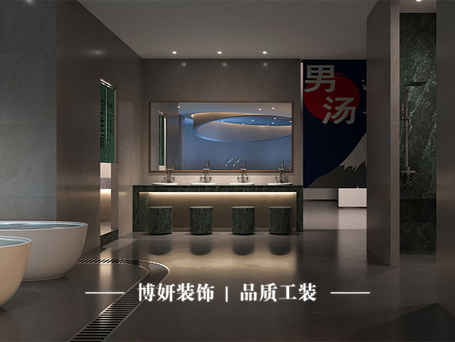 宁波足浴会所设计,新中式足浴会所,商业空间装修,足浴会所施工