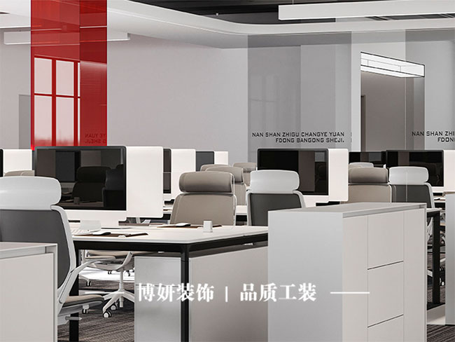 宁波科技公司装修,智能化办公环,工装装修,办公空间设计