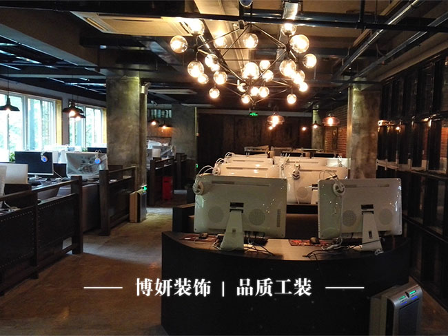 宁波网吧电竞馆,沉浸式装修,商业空间装修,电竞馆设计