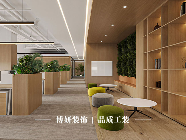 宁波办公室装修,高效办公空间,商业空间装修,办公装修设计
