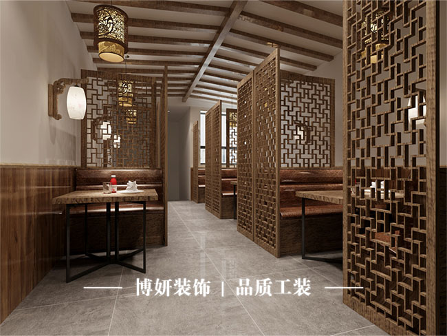 宁波火锅店装修,火锅店装修灵感,商业空间装修,火锅店氛围营造