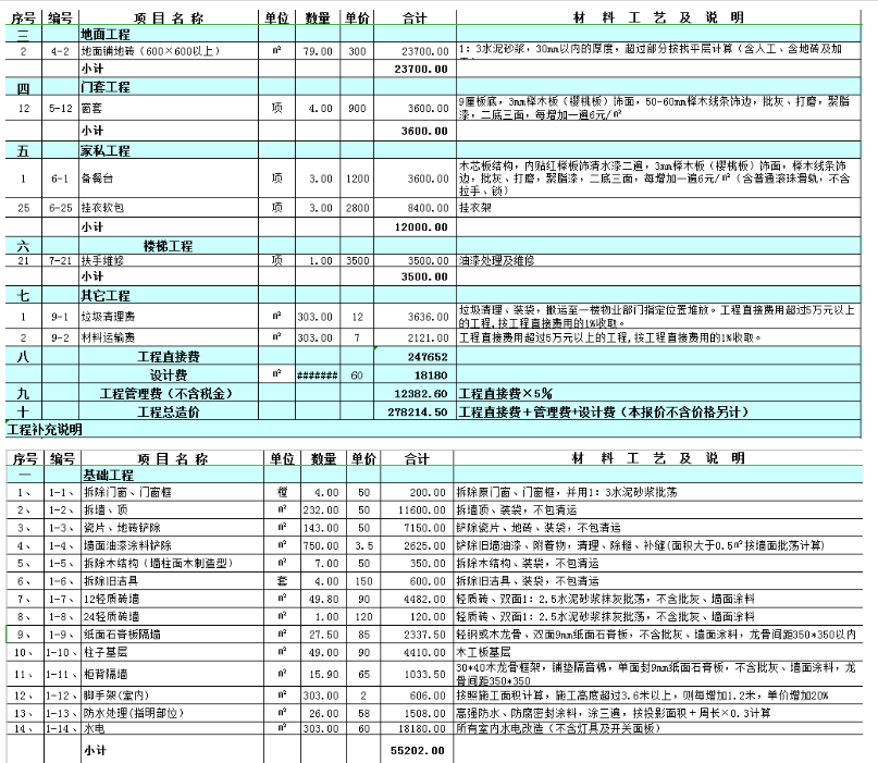 宁波酒店装修报价单