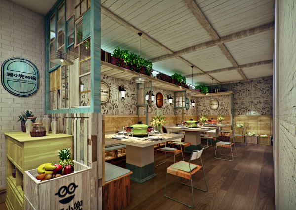 有创意的宁波餐厅装修效果图是怎么样的？