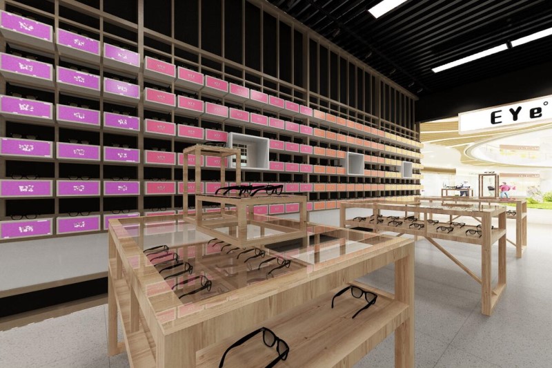 宁波时尚眼镜店装修设计图（宁波眼镜店装修如何吸引更多的顾客）