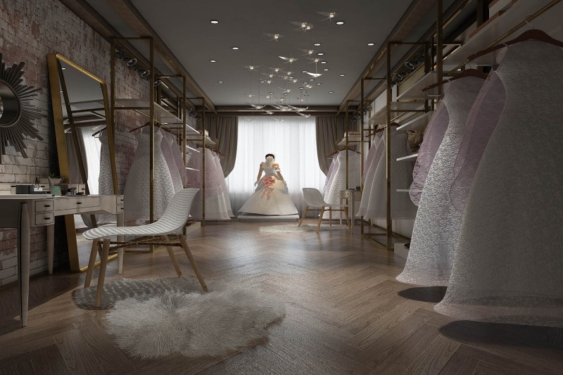 宁波小众婚纱店装修（婚纱店装修设计突破传统思维局限）
