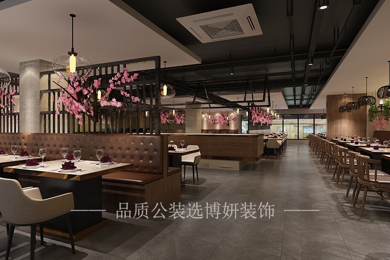 宁波新中式饭店装修(中式饭店装修给你不一般的感觉 )