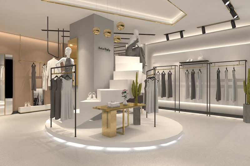 宁波女装店面设计装修（女装店面装修撬开女性消费之门）