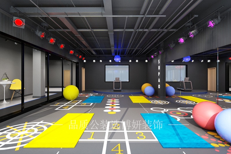 宁波健身工作室装修公司-健身工作室装修布局设计攻略